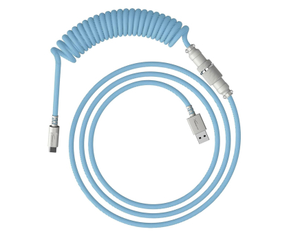 Kable do klawiatur HyperX Coiled Cable Light Blue